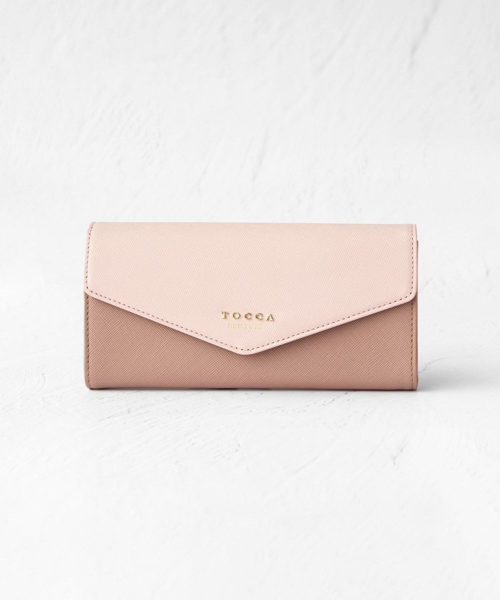 【トッカ/TOCCA】のLETTERA LONG WALLET 長財布 インテリア・キッズ・メンズ・レディースファッション・服の通販 founy(ファニー) 　ファッション　Fashion　レディースファッション　WOMEN　財布　Wallets　2024年　2024　2024-2025秋冬・A/W　Aw/Autumn/Winter/Fw/Fall/2024-2025　A/W・秋冬　Aw・Autumn/Winter・Fw・Fall-Winter　冬　Winter　おすすめ　Recommend　シンプル　Simple　フォルム　Form　フラップ　Flap　ブロック　Block　ポケット　Pocket　メタル　Metal　モダン　Modern　モチーフ　Motif　リュクス　Luxe　財布　Wallet　ピンク系|ID: prp329100004033614 ipo3291000000026814945