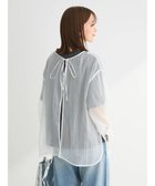 【グリーンパークス/Green Parks】の・ELENCARE DUE 2wayシアーブラウス 人気、トレンドファッション・服の通販 founy(ファニー) ファッション Fashion レディースファッション WOMEN ワンピース Dress チュニック Tunic S/S・春夏 Ss・Spring/Summer シアー Sheer チュニック Tunic ポケット Pocket リボン Ribbon 夏 Summer 春 Spring thumbnail Off White|ID: prp329100004033739 ipo3291000000026815654