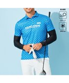 【23区 ゴルフ/23区GOLF / MEN】の【MEN】【接触冷感・UVケア・吸水速乾】アイス柄 ポロシャツ ブルー系5|ID: prp329100004035723 ipo3291000000027412052