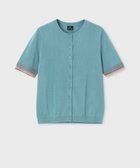 【ポール スミス/Paul Smith】の【洗える】 ベーシック 半袖 カーディガン ターコイズ|ID: prp329100004035785 ipo3291000000026852256