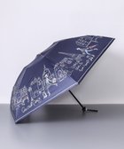 【アウロラ/AURORA】のBLAO (ブラオ) イラスト柄 晴雨兼用傘 (折り畳み・ミニ) ネイビー|ID: prp329100004035912 ipo3291000000026853307