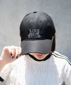 【ウィゴー/WEGO】のラインストーンロゴキャップ ブラックその他|ID: prp329100004037947 ipo3291000000026892515