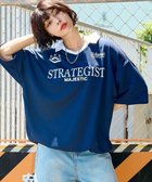 【ウィゴー/WEGO】の【ユニセックス着用ITEM/MLサイズ展開】ドロストゲームシャツプルオーバー ネイビー|ID:prp329100004037955