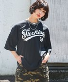 【ウィゴー/WEGO】の【ユニセックス着用ITEM/2点セットネックレス付き/MLサイズ展開】アクセ付きラインリブメッシュプルオーバー ブラック|ID:prp329100004037956