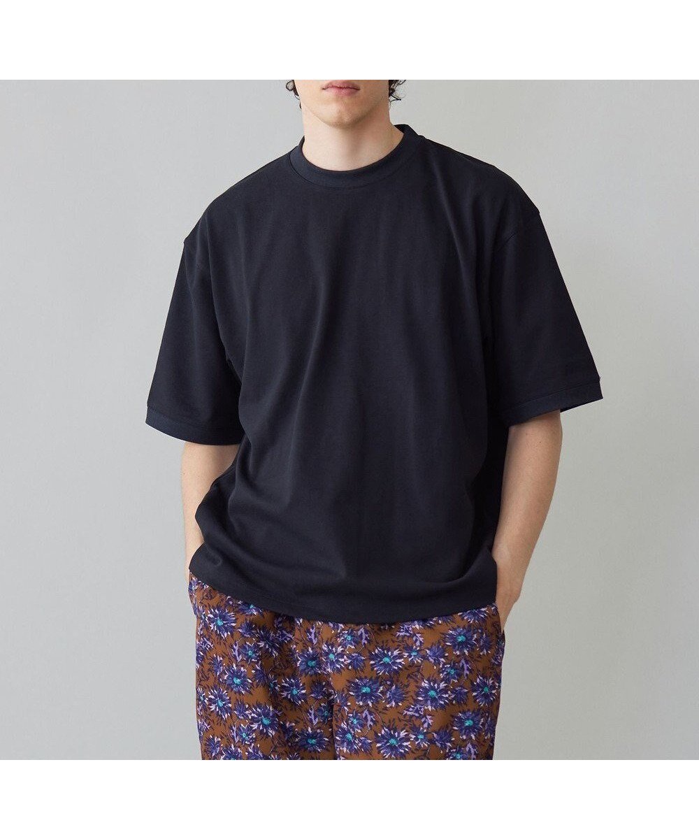 【アンフィーロ/UNFILO / MEN】のPLAX カノコ TEE インテリア・キッズ・メンズ・レディースファッション・服の通販 founy(ファニー) 　ファッション　Fashion　メンズファッション　MEN　トップス・カットソー　Tops/Tshirt/Men　シャツ　Shirts　S/S・春夏　Ss・Spring/Summer　カットソー　Cut And Sew　ポロシャツ　Polo Shirt　半袖　Short Sleeve　夏　Summer　抗菌　Antibacterial　春　Spring　鹿の子　Pique　ネイビー|ID: prp329100004039135 ipo3291000000027429065