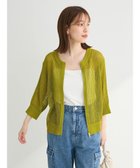 【グリーンパークス/Green Parks】のZip付メッシュカーディガン 人気、トレンドファッション・服の通販 founy(ファニー) ファッション Fashion レディースファッション WOMEN トップス・カットソー Tops/Tshirt カーディガン Cardigans S/S・春夏 Ss・Spring/Summer カーディガン Cardigan クロップド Cropped シンプル Simple ポケット Pocket メッシュ Mesh エレガント 上品 Elegant 夏 Summer 春 Spring thumbnail Green|ID: prp329100004039162 ipo3291000000027249957