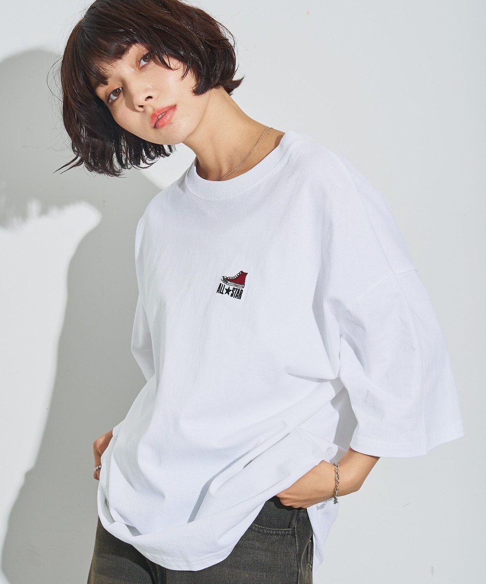 【ウィゴー/WEGO】の【ユニセックス着用ITEM/綿100%/MLサイズ展開】CONVERSEワンポイントT 人気、トレンドファッション・服の通販 founy(ファニー) 　ファッション　Fashion　レディースファッション　WOMEN　トップス・カットソー　Tops/Tshirt　シャツ/ブラウス　Shirts/Blouses　ロング / Tシャツ　T-Shirts　カットソー　Cut and Sewn　春　Spring　カットソー　Cut And Sew　キャンバス　Canvas　シューズ　Shoes　シンプル　Simple　スポーツ　Sports　スマホ　Smartphone　定番　Standard　バスケット　Basket　ベーシック　Basic　リラックス　Relax　ロング　Long　ワンポイント　One Point　S/S・春夏　Ss・Spring/Summer　おすすめ　Recommend　夏　Summer　 other-1|ID: prp329100004041989 ipo3291000000026993210