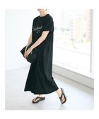 【クラフトスタンダードブティック/CRAFT STANDARD BOUTIQUE】の10/- ヴィンテージフレンチスリーブワンピース Black|ID: prp329100004042078 ipo3291000000027550157