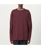 【エイトン/ATON】のCOTTON SILK CASHMERE クルーネックセーター - UNISEX BURGUNDY|ID: prp329100004042152 ipo3291000000026994398