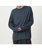 【エイトン/ATON】のCOTTON SILK CASHMERE クルーネックセーター - UNISEX NAVY|ID: prp329100004042152 ipo3291000000026994399