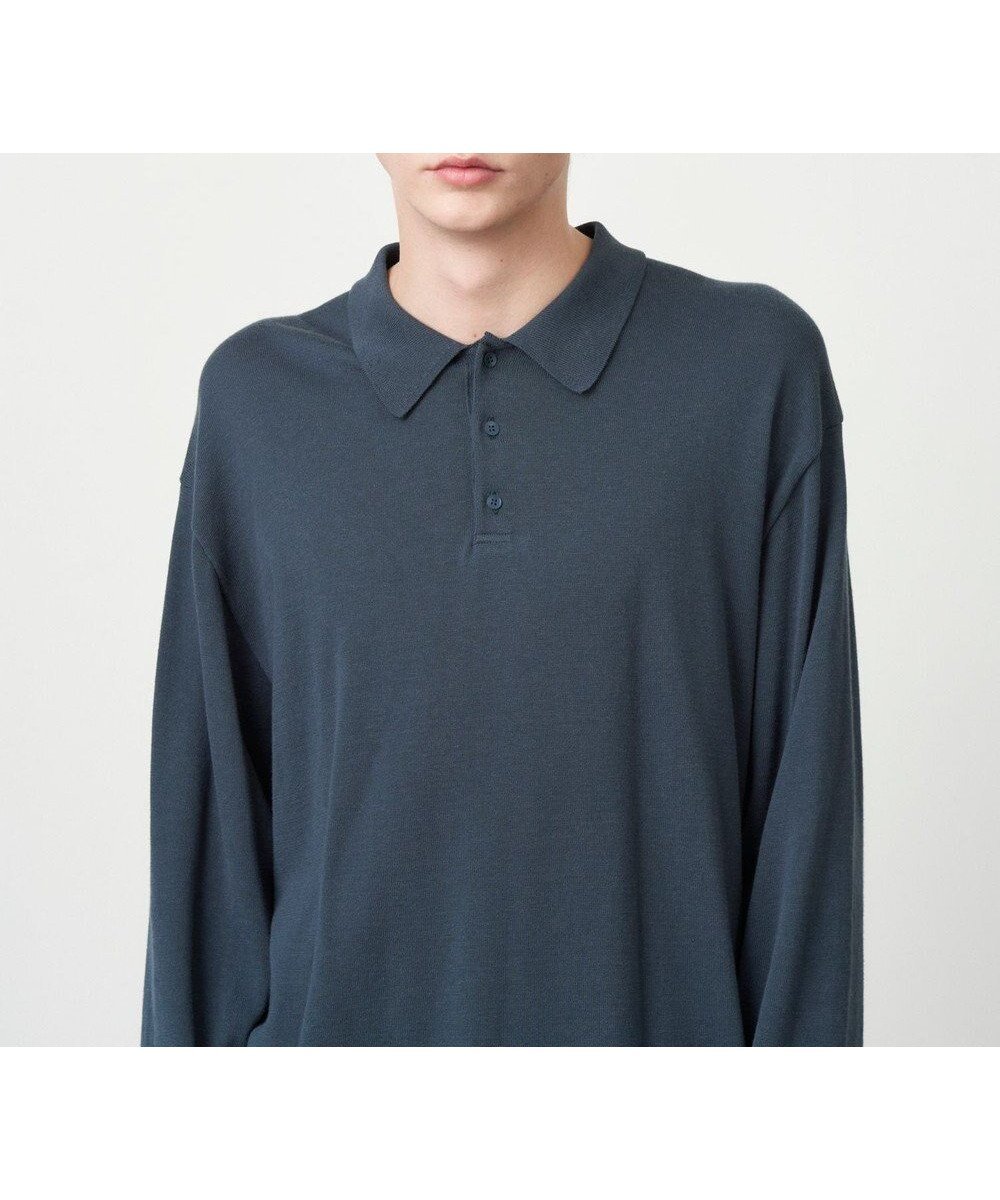 【エイトン/ATON】のCOTTON SILK CASHMERE ポロセーター - UNISEX インテリア・キッズ・メンズ・レディースファッション・服の通販 founy(ファニー) 　ファッション　Fashion　レディースファッション　WOMEN　トップス・カットソー　Tops/Tshirt　ニット　Knit Tops　ユニセックス　Unisex　カシミヤ　Cashmere　カットソー　Cut And Sew　シルク　Silk　セーター　Sweater　リラックス　Relax　A/W・秋冬　Aw・Autumn/Winter・Fw・Fall-Winter　NAVY|ID: prp329100004042154 ipo3291000000026994416