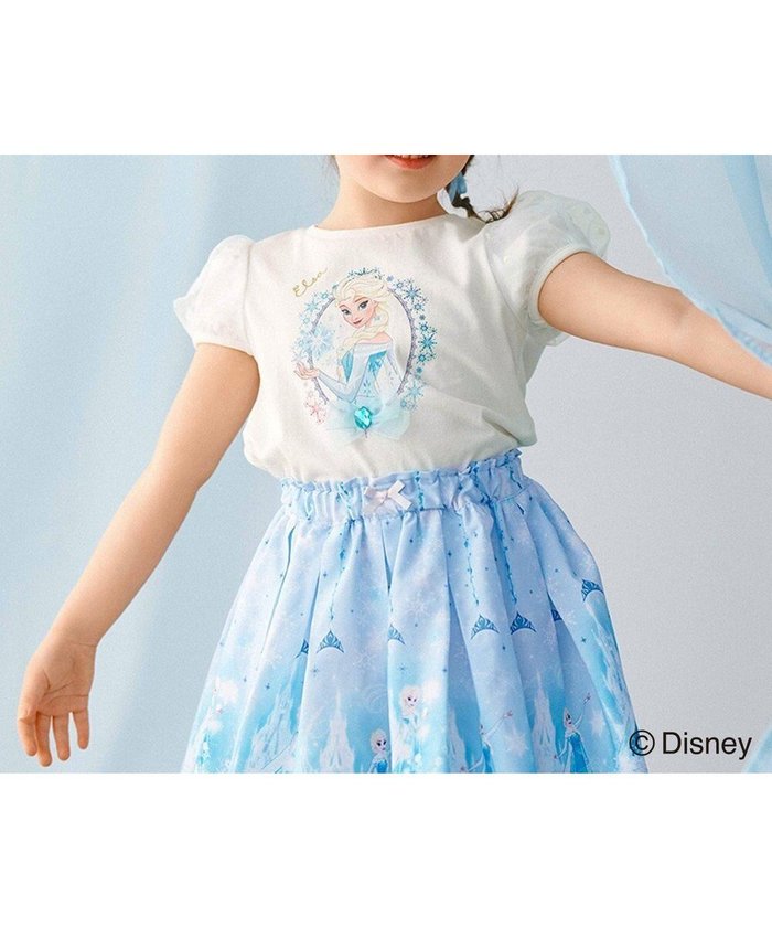 【エニィ/ANY / KIDS】の【ディズニープリンセス/フローズン】アート プリント Tシャツ インテリア・キッズ・メンズ・レディースファッション・服の通販 founy(ファニー) https://founy.com/ ファッション Fashion キッズファッション Fashion for Kids トップス・カットソー Cut & Sew Tops おすすめ Recommended / Our Picks カットソー Cut and Sewn Top キャラクター Character, Licensed Characters スリーブ Sleeve, Long Sleeve / Short Sleeve チュール Tulip, Tulip Motif ドット Polka Dot, Dot Pattern ドレス Dress, One-Piece ビジュー Bijou, Jewel-like Accent プリント Print, Printed Pattern モチーフ Motif, Design Theme リボン Ribbon, Bow 人気 Popular, Best Seller 夏 Summer 春 Spring S/S・春夏 SS, Spring/Summer, Warm Season |ID: prp329100004046507 ipo3291000000035526209