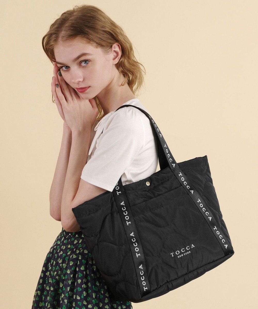 【トッカ/TOCCA】の【WEB&一部店舗限定】【A4サイズ対応】BOSCO A4TOTE トートバッグ 人気、トレンドファッション・服の通販 founy(ファニー) 　ファッション　Fashion　レディースファッション　WOMEN　バッグ　Bag　キルト　Quilt　シューズ　Shoes　ジップ　Zip　スポーツ　Sports　財布　Wallet　トレンド　Trend　ポケット　Pocket　おすすめ　Recommend　旅行　Travel　ビジネス 仕事 通勤　Business　 other-1|ID: prp329100004047502 ipo3291000000027229406