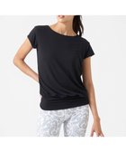 【チャコット/Chacott】のChacott BALANCE バッククロスヘムフィットTシャツ 人気、トレンドファッション・服の通販 founy(ファニー) ファッション Fashion レディースファッション WOMEN トップス・カットソー Tops/Tshirt シャツ/ブラウス Shirts/Blouses ロング / Tシャツ T-Shirts NEW・新作・新着・新入荷 New Arrivals おすすめ Recommend コンパクト Compact ストレッチ Stretch バランス Balance レギンス Leggings thumbnail ブラック|ID: prp329100004047564 ipo3291000000027114660
