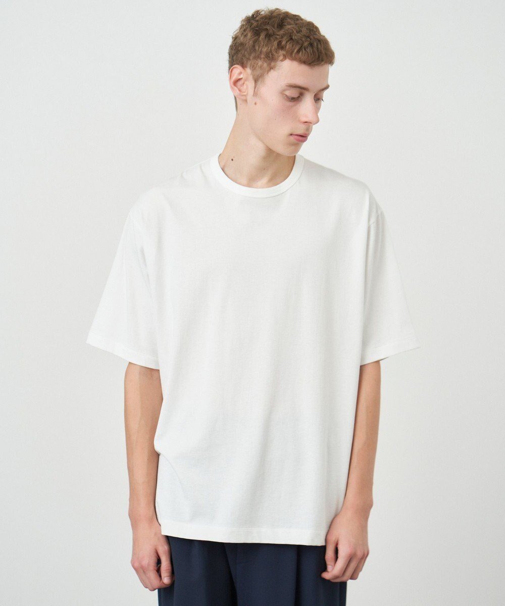 【エイトン/ATON】のDRY COTTON JERSEY クルーネックTシャツ - UNISEX 人気、トレンドファッション・服の通販 founy(ファニー) 　ファッション　Fashion　レディースファッション　WOMEN　トップス・カットソー　Tops/Tshirt　シャツ/ブラウス　Shirts/Blouses　ロング / Tシャツ　T-Shirts　カットソー　Cut and Sewn　ユニセックス　Unisex　インナー　Inner　カットソー　Cut And Sew　ジャケット　Jacket　ジャージ　Jersey　スリーブ　Sleeve　セーター　Sweater　モックネック　Mock Neck　リラックス　Relax　ロング　Long　半袖　Short Sleeve　吸水　Water Absorption　A/W・秋冬　Aw・Autumn/Winter・Fw・Fall-Winter　 other-1|ID: prp329100004049602 ipo3291000000027154411