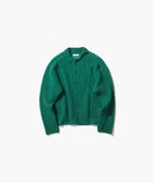 【エイトン/ATON】のSUPER KID MOHAIR ポロカーディガン GREEN|ID:prp329100004049629