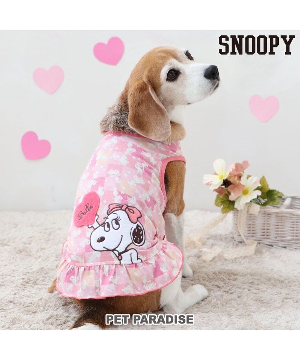 【ペットパラダイス/PET PARADISE / GOODS】のスヌーピー ベル タンクトップ 《ポップ柄》 中型犬 人気、トレンドファッション・服の通販 founy(ファニー) 　A/W・秋冬　Aw・Autumn/Winter・Fw・Fall-Winter　タンク　Tank　夏　Summer　犬　Dog　ホーム・キャンプ・アウトドア・お取り寄せ　Home,Garden,Outdoor,Camping Gear　ペットグッズ　Pet Supplies　 other-1|ID: prp329100004050154 ipo3291000000027173872