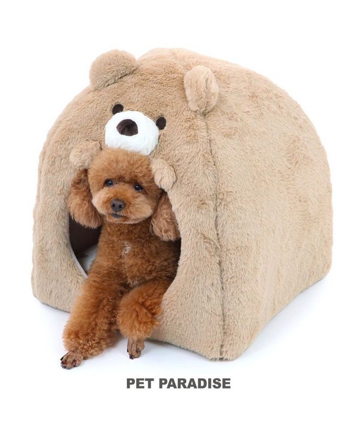 【ペットパラダイス/PET PARADISE / GOODS】のペットパラダイス くまちゃん ハウス 《テディ柄》 小型犬 インテリア・キッズ・メンズ・レディースファッション・服の通販 founy(ファニー) https://founy.com/ A/W・秋冬 Aw・Autumn/Winter・Fw・Fall-Winter S/S・春夏 Ss・Spring/Summer クッション Cushion 夏 Summer 犬 Dog 猫 Cat ホーム・キャンプ・アウトドア・お取り寄せ Home,Garden,Outdoor,Camping Gear ペットグッズ Pet Supplies |ID: prp329100004050756 ipo3291000000027192442