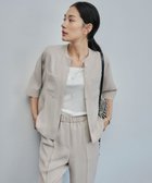 【アイシービー/iCB】の【洗える】ライトダブルクロス クロップドシャツ 人気、トレンドファッション・服の通販 founy(ファニー) ファッション Fashion レディースファッション WOMEN トップス・カットソー Tops/Tshirt シャツ/ブラウス Shirts/Blouses 洗える Washable ストレッチ Stretch ストレート Straight スリット Slit セットアップ Set Up ドレープ Drape バランス Balance ポケット Pocket 羽織 Haori A/W・秋冬 Aw・Autumn/Winter・Fw・Fall-Winter おすすめ Recommend 2024年 2024 2024-2025秋冬・A/W Aw/Autumn/Winter/Fw/Fall/2024-2025 thumbnail トープ系|ID: prp329100004050789 ipo3291000000027259964