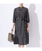 【ジェイ プレス/J.PRESS】の【WEB限定カラーあり・洗える】ラインフラワープリント ワンピース ネイビー系|ID: prp329100004051236 ipo3291000000027209927