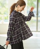 【組曲/KUMIKYOKU】の【WEB限定】シアーツイルチェック チュニックブラウス 人気、トレンドファッション・服の通販 founy(ファニー) ファッション Fashion レディースファッション WOMEN トップス・カットソー Tops/Tshirt シャツ/ブラウス Shirts/Blouses ギャザー Gather シアー Sheer シンプル Simple スリーブ Sleeve チェック Check チュニック Tunic デニム Denim ドレープ Drape フレア Flare ペプラム Peplum A/W・秋冬 Aw・Autumn/Winter・Fw・Fall-Winter エレガント 上品 Elegant thumbnail ネイビー系3|ID: prp329100004051270 ipo3291000000027504438