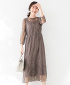 【エニィ スィス/any SiS】の【洗える】レースティアード ワンピース 人気、トレンドファッション・服の通販 founy(ファニー) ファッション Fashion レディースファッション WOMEN ワンピース Dress ドレス Party Dresses S/S・春夏 Ss・Spring/Summer ドレス Dress フラワー Flower モチーフ Motif レース Race ロマンティック Romantic 再入荷 Restock/Back In Stock/Re Arrival 夏 Summer 春 Spring 洗える Washable thumbnail モカグレー|ID: prp329100004051974 ipo3291000000028266895