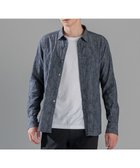 【ジョゼフ オム/JOSEPH HOMME / MEN】のアブストラクトジャガード レギュラーカラーシャツ グレー系|ID: prp329100004052747 ipo3291000000027248293