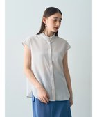 【イェッカ ヴェッカ/YECCA VECCA】のスタンドフリルネックブラウス 人気、トレンドファッション・服の通販 founy(ファニー) ファッション Fashion レディースファッション WOMEN トップス・カットソー Tops/Tshirt シャツ/ブラウス Shirts/Blouses A/W・秋冬 Aw・Autumn/Winter・Fw・Fall-Winter おすすめ Recommend エアリー Airy シンプル Simple ノースリーブ No Sleeve パール Pearl フロント Front ポケット Pocket エレガント 上品 Elegant thumbnail Light Gray|ID: prp329100004052790 ipo3291000000027449885