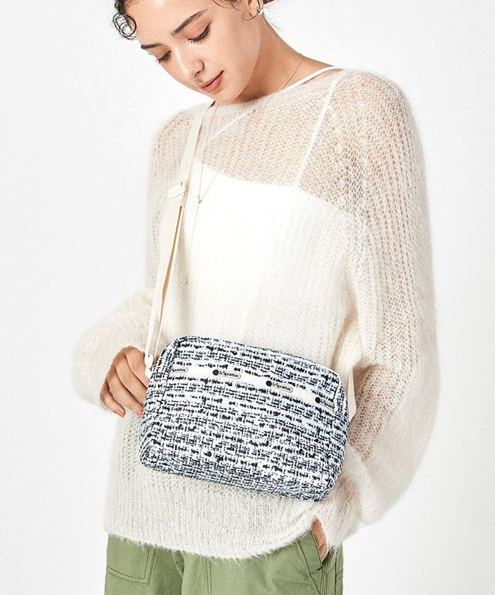 【レスポートサック/LeSportsac】のDANIELLA CROSSBODY/ウィーヴブラック 人気、トレンドファッション・服の通販 founy(ファニー) 　ファッション　Fashion　レディースファッション　WOMEN　おすすめ　Recommend　アウトドア　Outdoor　コンパクト　Compact　ツイード　Tweed　プリント　Print　ポケット　Pocket　モノトーン　Monotone　旅行　Travel　財布　Wallet　 other-1|ID: prp329100004052867 ipo3291000000028463609