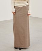 【ベイジ,/BEIGE,】のMER / グレンチェックスカート 人気、トレンドファッション・服の通販 founy(ファニー) ファッション Fashion レディースファッション WOMEN スカート Skirt A/W・秋冬 Aw・Autumn/Winter・Fw・Fall-Winter カットソー Cut And Sew ジャケット Jacket ストレッチ Stretch ストレート Straight セットアップ Set Up チェック Check マキシ Maxi ロング Long エレガント 上品 Elegant ビジネス 仕事 通勤 Business thumbnail Beige|ID: prp329100004053047 ipo3291000000027249799