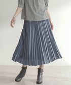 【ジェイ プレス/J.PRESS】の【洗える】ノルディス2wayジョーゼット プリーツ スカート ブルーグレー系|ID:prp329100004053063