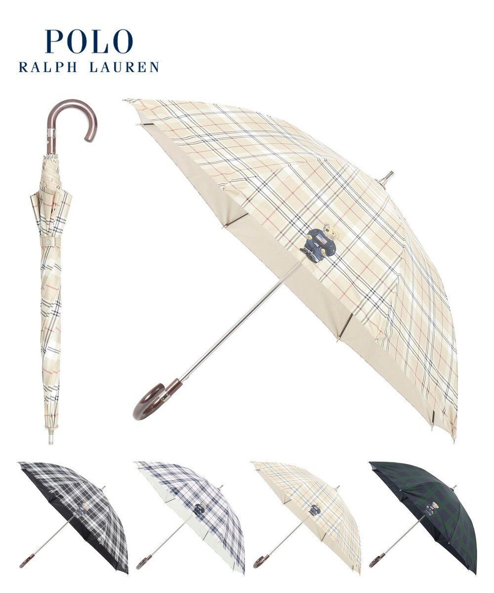 【ムーンバット/MOONBAT】の【軽量】POLO RALPH LAUREN 晴雨兼用日傘 長傘 チェック/遮光 遮熱 UV インテリア・キッズ・メンズ・レディースファッション・服の通販 founy(ファニー) 　ファッション　Fashion　レディースファッション　WOMEN　傘 / レイングッズ　Umbrellas/Rainwear　アイビー　Ivy　チェック　Check　ニューヨーク　New York　傘　Umbrella　日傘　Parasol　軽量　Lightweight　ベージュ|ID: prp329100004053110 ipo3291000000027250126