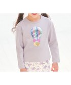 【エニファム/any FAM / KIDS】のミラクルスパンコール 長袖 Tシャツ ブルーグレー×気球|ID: prp329100004053777 ipo3291000000027267834