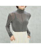 【ハッシュニュアンス/#Newans】の【ストレッチ】【カシミヤ混】〈笹川友里さんコラボ〉カシミヤシルクジャージー グレー|ID:prp329100004053856