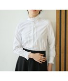 【ハッシュニュアンス/#Newans】のフリルカラーノーブルブラウス ホワイト|ID: prp329100004053886 ipo3291000000033684657