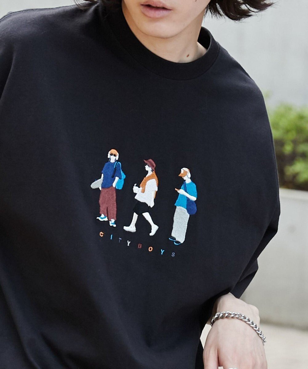 【ウィゴー/WEGO】の【ユニセックス着用ITEM/綿100%/MLサイズ展開】CITY BOYS T(S) インテリア・キッズ・メンズ・レディースファッション・服の通販 founy(ファニー) 　ファッション　Fashion　レディースファッション　WOMEN　トップス・カットソー　Tops/Tshirt　シャツ/ブラウス　Shirts/Blouses　ロング / Tシャツ　T-Shirts　カットソー　Cut and Sewn　春　Spring　カットソー　Cut And Sew　カーゴパンツ　Cargo Pants　シンプル　Simple　スマホ　Smartphone　デニム　Denim　ビッグ　Big　フロント　Front　プリント　Print　半袖　Short Sleeve　ルーズ　Loose　再入荷　Restock/Back In Stock/Re Arrival　S/S・春夏　Ss・Spring/Summer　おすすめ　Recommend　夏　Summer　ブラック|ID: prp329100004054746 ipo3291000000027287521