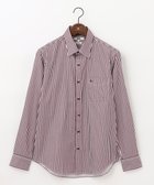 【ジョセフ アブード/JOSEPH ABBOUD / MEN】のオーガニックコットンロンドンストライプ シャツ 人気、トレンドファッション・服の通販 founy(ファニー) ファッション Fashion メンズファッション MEN トップス・カットソー Tops/Tshirt/Men シャツ Shirts A/W・秋冬 Aw・Autumn/Winter・Fw・Fall-Winter インナー Inner サテン Satin シンプル Simple ジャケット Jacket ストライプ Stripe ビジネス 仕事 通勤 Business 再入荷 Restock/Back In Stock/Re Arrival thumbnail ワイン系1|ID: prp329100004054754 ipo3291000000028704575