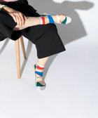 【トリコテ/Tricote】のLINE PATCH SOCKS / ラインパッチソックス 人気、トレンドファッション・服の通販 founy(ファニー) ファッション Fashion レディースファッション WOMEN ソックス Socks レッグウェア Legwear S/S・春夏 Ss・Spring/Summer おすすめ Recommend カラフル Colorful サンダル Sandals ソックス Socks タンブラー Tumbler ランダム Random 夏 Summer 春 Spring thumbnail 90WHITE|ID: prp329100004055892 ipo3291000000027854844