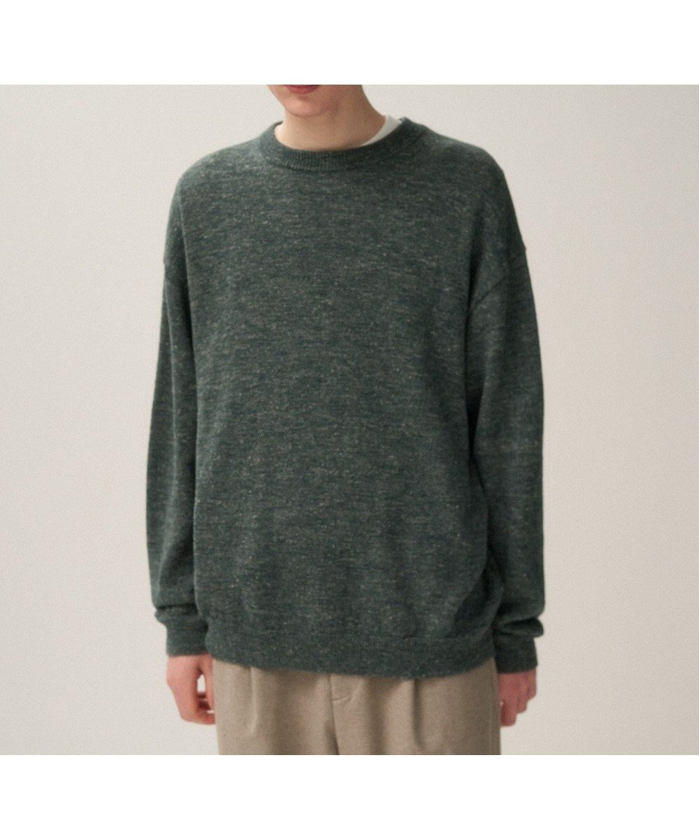 【エイトン/ATON】のBABY ALPACA LINEN クルーネックセーター - UNISEX 人気、トレンドファッション・服の通販 founy(ファニー) 　ファッション　Fashion　レディースファッション　WOMEN　トップス・カットソー　Tops/Tshirt　ニット　Knit Tops　A/W・秋冬　Aw・Autumn/Winter・Fw・Fall-Winter　ユニセックス　Unisex　グラデーション　Gradation　スウェット　Sweat　セーター　Sweater　ベビー　Baby　リネン　Linen　リラックス　Relax　夏　Summer　 other-1|ID: prp329100004060671 ipo3291000000027345289