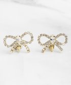 【トッカ/TOCCA】のGLITTER RIBBON EARRINGS イヤリング ゴールド×クリア系|ID: prp329100004060682 ipo3291000000027345348