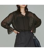 【23区/NIJYUSANKU】の【洗える】クレープドットフロッキー ブラウス 人気、トレンドファッション・服の通販 founy(ファニー) ファッション Fashion レディースファッション WOMEN トップス・カットソー Tops/Tshirt シャツ/ブラウス Shirts/Blouses 2024年 2024 2024-2025秋冬・A/W Aw/Autumn/Winter/Fw/Fall/2024-2025 S/S・春夏 Ss・Spring/Summer おすすめ Recommend シャーリング Shirring デニム Denim ドット Dot ボトム Bottom エレガント 上品 Elegant 夏 Summer 春 Spring 洗える Washable 秋 Autumn/Fall thumbnail ダークブラウン系|ID: prp329100004060686 ipo3291000000027555372