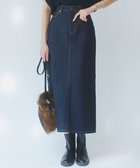 【23区/NIJYUSANKU】の【洗える】23区DENIM ストレッチ デニムスカート ネイビー系|ID: prp329100004060696 ipo3291000000027555388