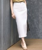 【23区/NIJYUSANKU】の【Oggi3月号掲載/新色追加/洗える】23区DENIM ストレッチ デニムスカート ホワイト系|ID: prp329100004060696 ipo3291000000032297265