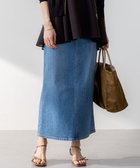 【23区/NIJYUSANKU】の【Oggi3月号掲載/新色追加/洗える】23区DENIM ストレッチ デニムスカート スカイブルー系|ID: prp329100004060696 ipo3291000000035548126