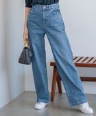 【23区/NIJYUSANKU】の【洗える】23区DENIM ストレッチ ワイドパンツ スカイブルー系|ID: prp329100004060697 ipo3291000000027345396