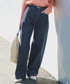 【23区/NIJYUSANKU】の【Oggi3月号掲載/新色追加/洗える】23区DENIM ストレッチ ワイドパンツ ネイビー系|ID: prp329100004060697 ipo3291000000030561400