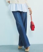 【23区/NIJYUSANKU】の【Oggi3月号掲載/新色追加/洗える】23区DENIM ストレッチ ワイドパンツ ウォッシュドブルー系|ID: prp329100004060697 ipo3291000000030722104