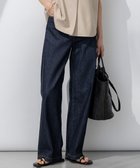 【23区/NIJYUSANKU】の【Oggi3月号掲載/新色追加/洗える】23区DENIM ストレッチ ワイドパンツ ネイビー系|ID: prp329100004060697 ipo3291000000032983853