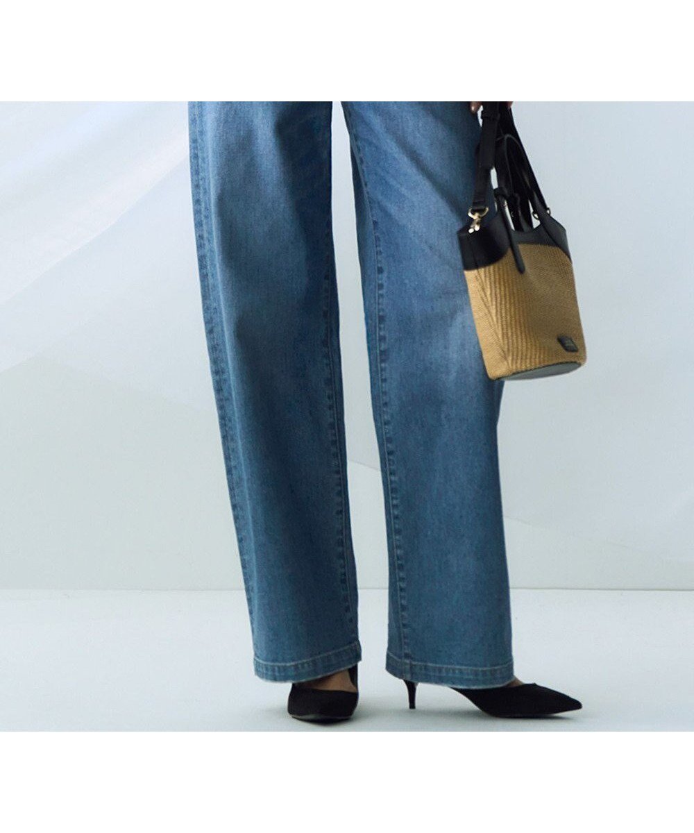 【23区/NIJYUSANKU】の【Oggi3月号掲載/新色追加/洗える】23区DENIM ストレッチ ワイドパンツ インテリア・キッズ・メンズ・レディースファッション・服の通販 founy(ファニー) 　雑誌掲載アイテム　Magazine Picks & Fashion Features　ファッション雑誌　Fashion Magazines　オッジ　Oggi　ファッション　Fashion　レディースファッション　Fashion for Women　パンツ　Pants & Trousers　デニムパンツ・ジーンズ・美脚デニム　Denim Jeans & Pants　洗える　Machine Washable　3月号　March Issue　シルケット　Silket, Silky Cotton　ジーンズ　Jeans, Denim Pants　ストレッチ　Stretch, Stretchy Fabric　ストレート　Straight, Straight Cut　雑誌　Magazine, Fashion Magazine　デニム　Denim, Jeans Material　トレンド　Trend, Trending Now　定番　Standard, Basic Item　プリント　Print, Printed Pattern　ポケット　Pocket, Pocket Detail　ワイド　Wide, Wide Fit　A/W・秋冬　Autumn/Winter　S/S・春夏　SS, Spring/Summer, Warm Season　夏　Summer　2024年　2024　2024-2025秋冬・A/W　Autumn/Winter 2024–25 AW24–25　スカイブルー系|ID: prp329100004060697 ipo3291000000033345761