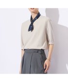 【ジェイ プレス/J.PRESS】の【洗える】レーヨンエリートストレッチ ギャザースリーブ ニット ベージュ系|ID:prp329100004060715